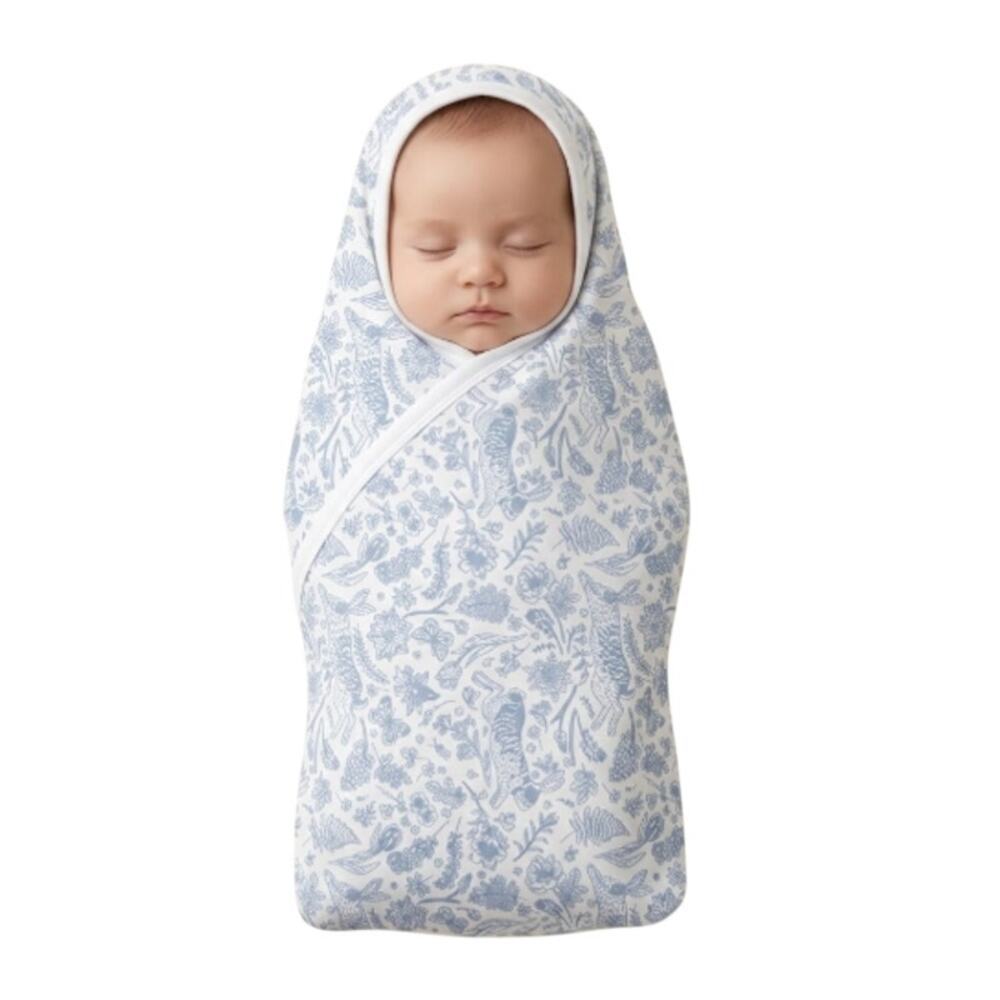 Tecomoabesos Rabbit Pima Blanket Blue One Size